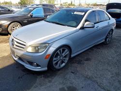 Mercedes-Benz C-class salvage cars for sale: 2009 Mercedes-Benz C 350