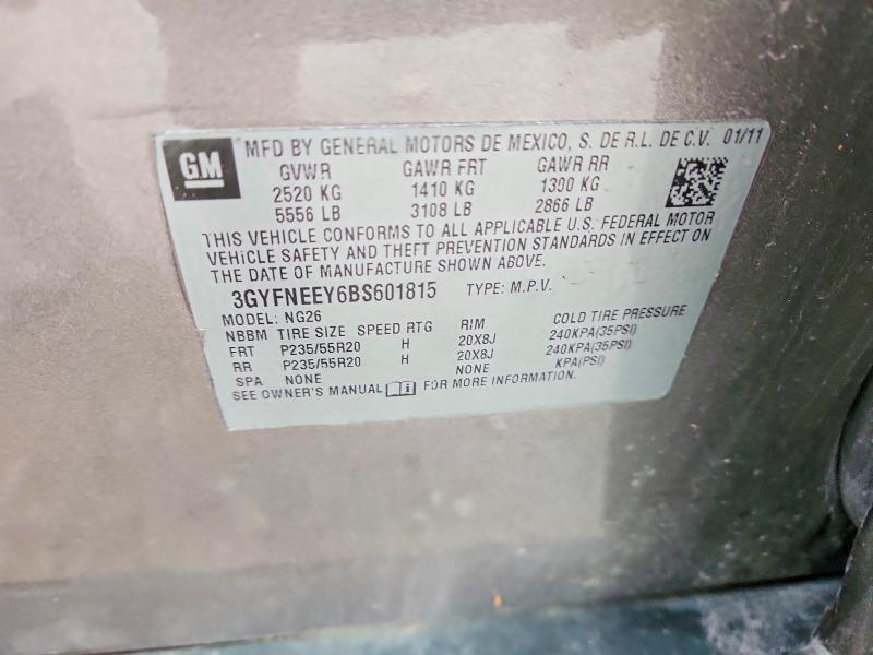 2011 Cadillac Srx Performance Collection