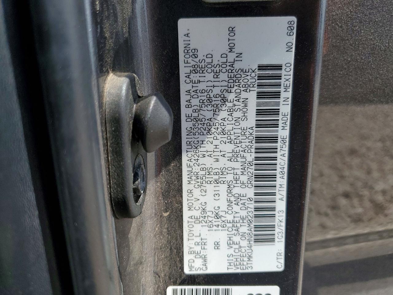2010 Toyota Tacoma Double Cab Prerunner Long BED