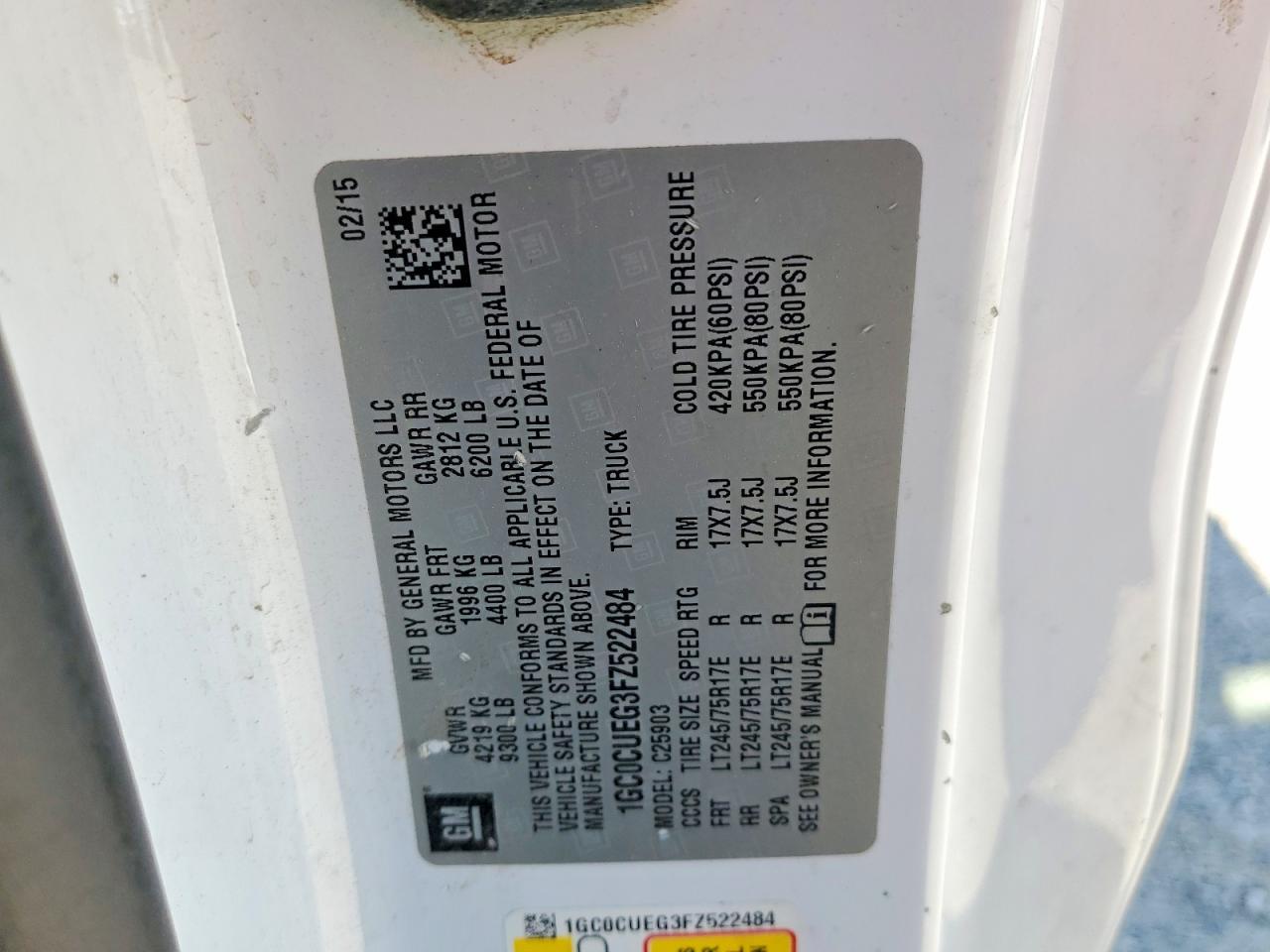 2015 Chevrolet Silverado C2500 Heavy Duty