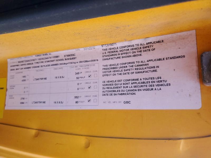 2010 GMC 2010 Collins Bantam G3500-Bus