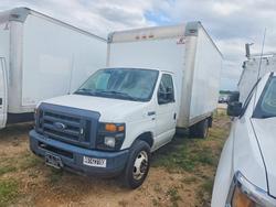 Salvage trucks for sale at San Antonio, TX auction: 2013 Ford E350 BOX Truck