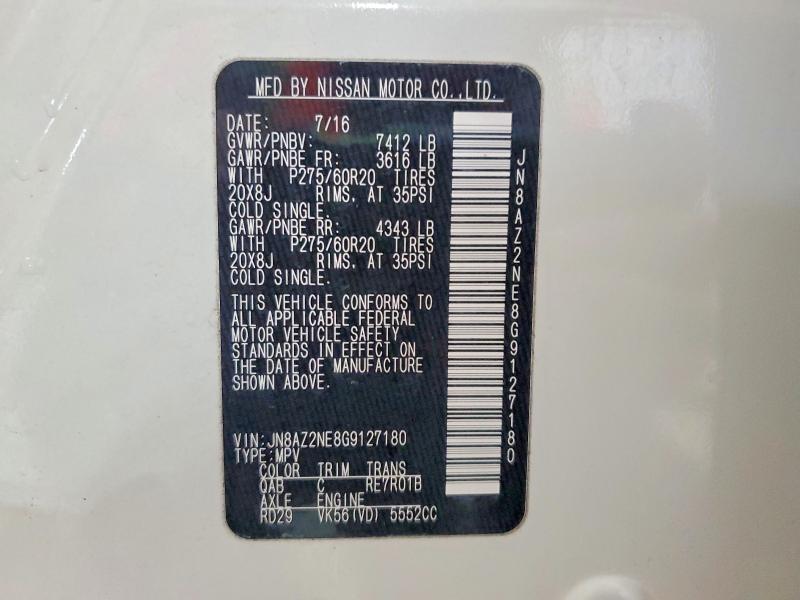 2016 Infiniti Qx80 Base