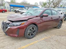 Salvage cars for sale from Copart Wichita, KS: 2025 Nissan Sentra sv