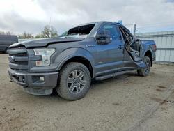 Salvage trucks for sale at Billings, MT auction: 2015 Ford F150 Supercrew