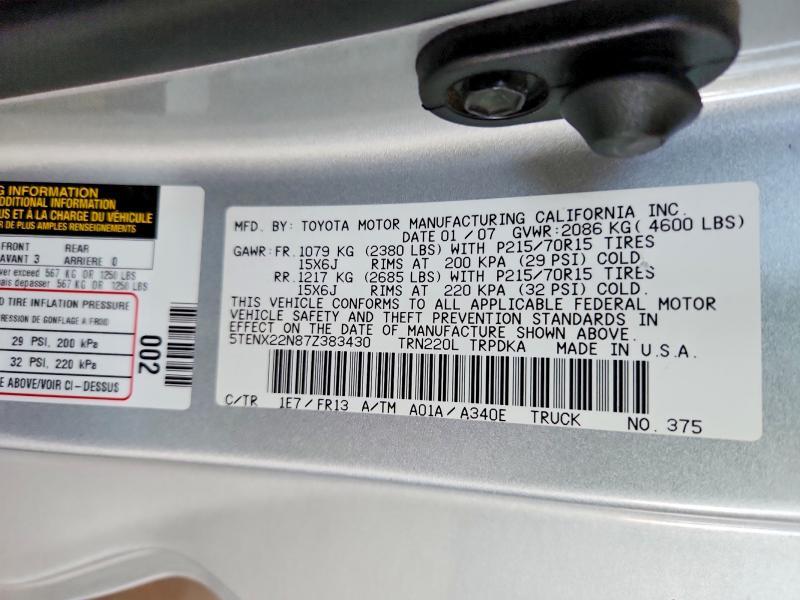 2007 Toyota Tacoma Base