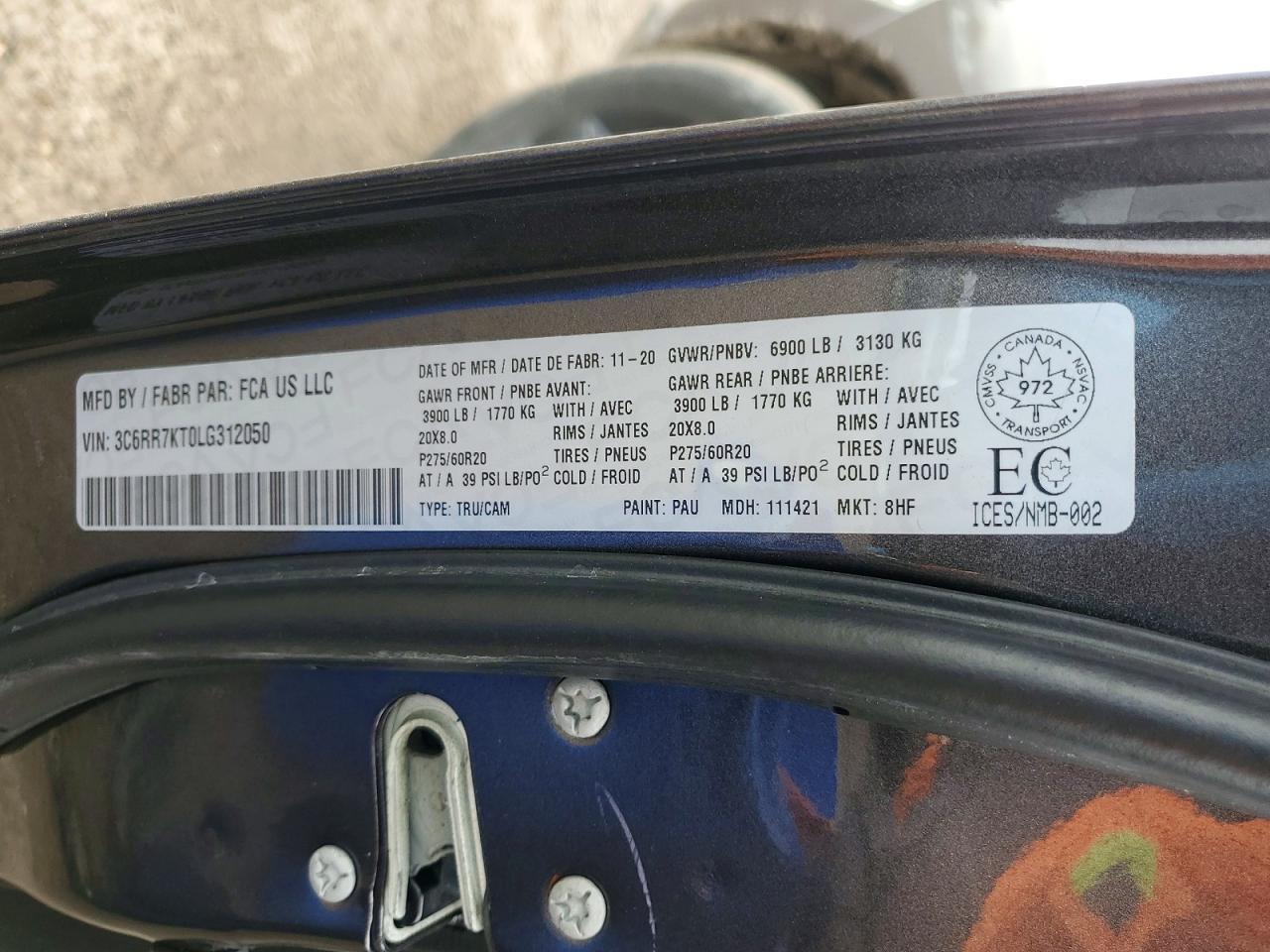 2020 Dodge RAM 1500 Classic Tradesman