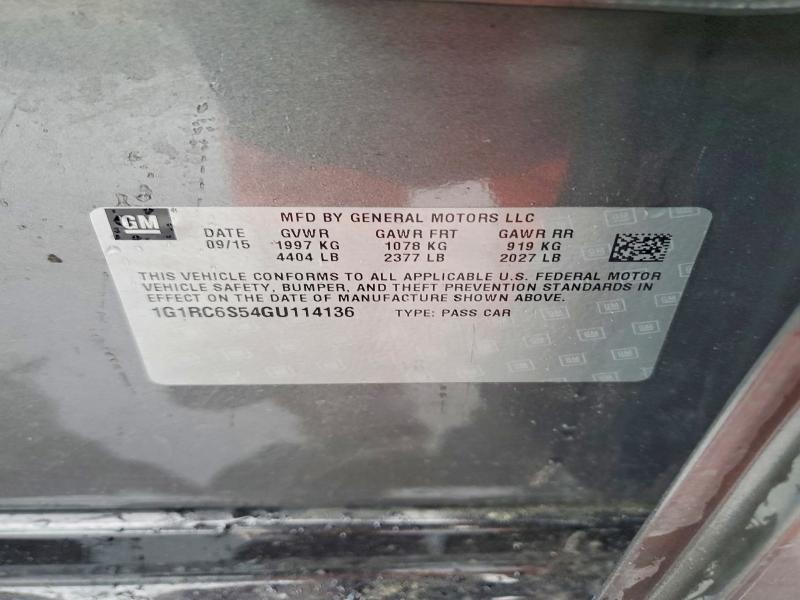 2016 Chevrolet Volt lt