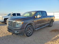 Salvage cars for sale from Copart Andrews, TX: 2017 Nissan Titan XD Platinum Reserve