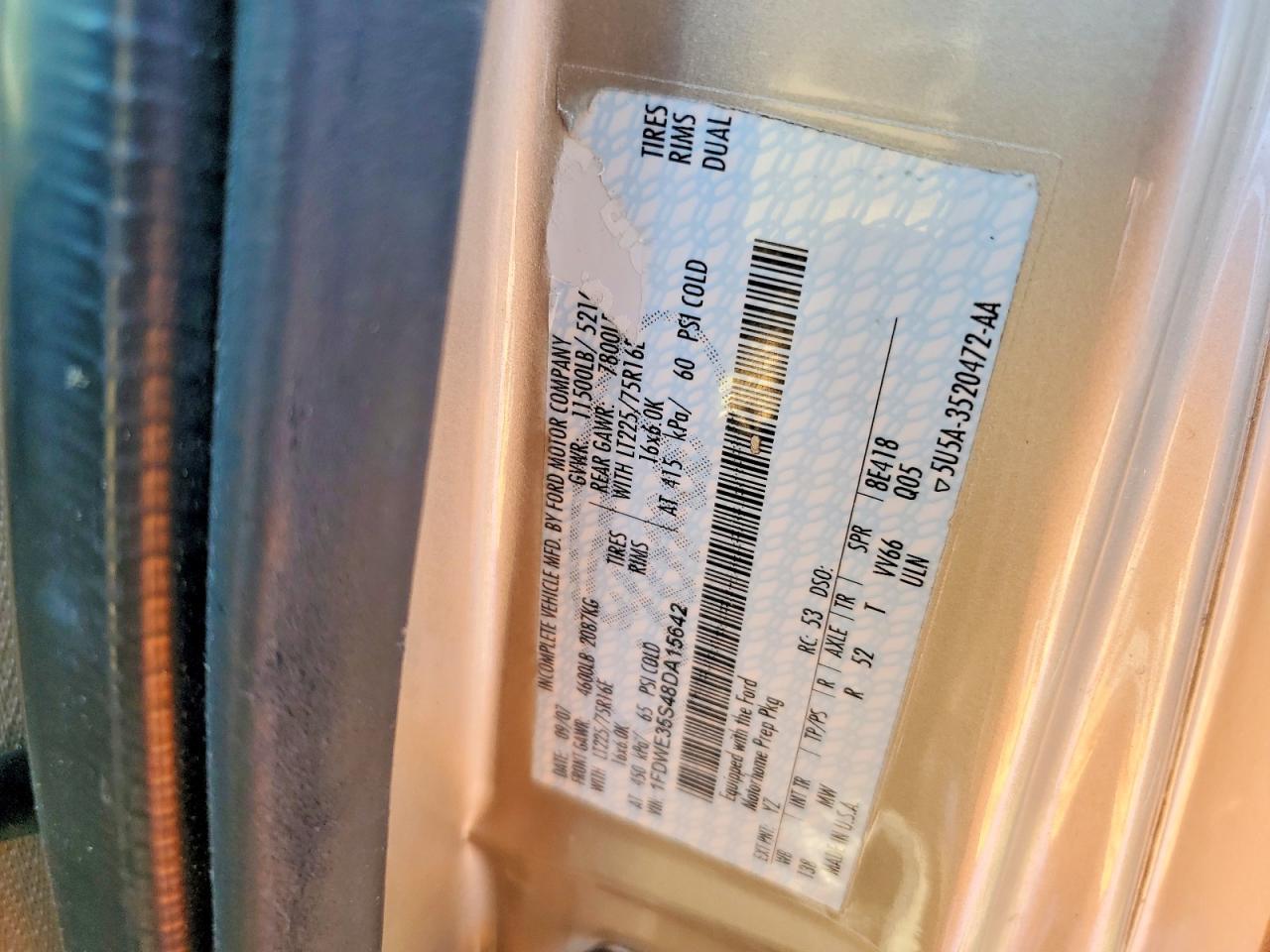 2008 Ford Econoline E350 Super Duty Cutaway Van