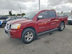 Salvage cars for sale from Copart Miami, FL: 2005 Nissan Titan XE
