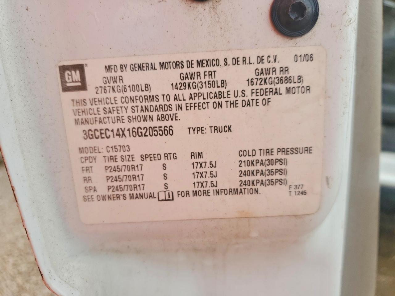 2006 Chevrolet Silverado C1500