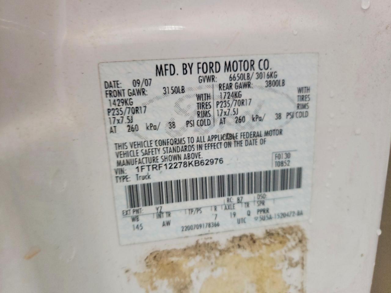 2008 Ford F150