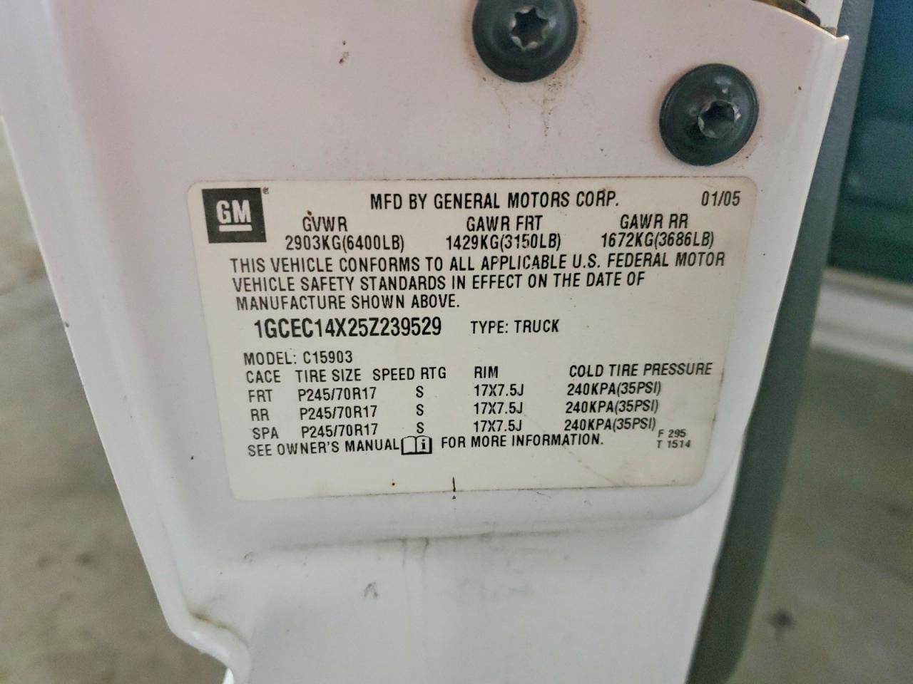 2005 Chevrolet Silverado C1500