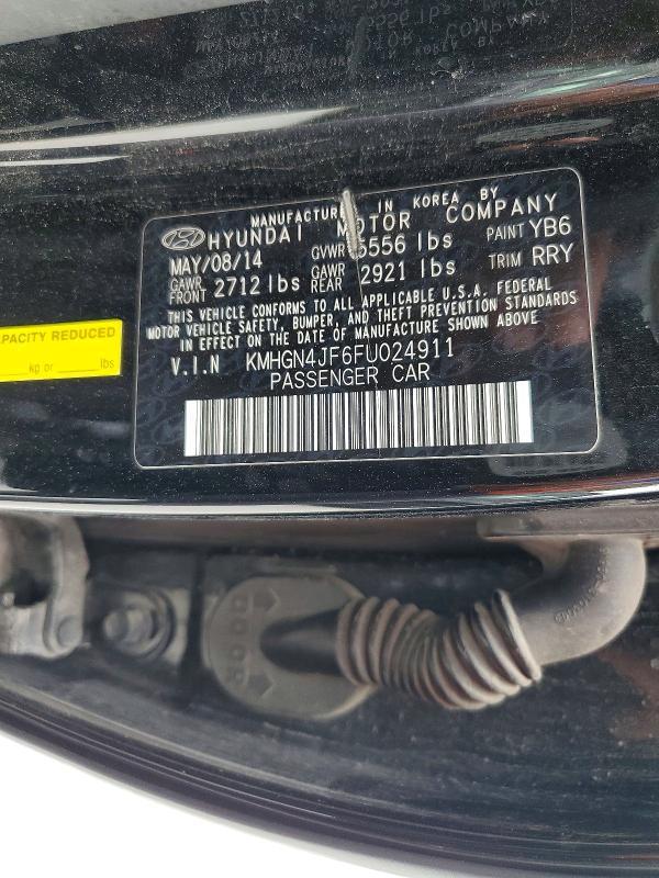 2015 Hyundai Genesis 5.0l