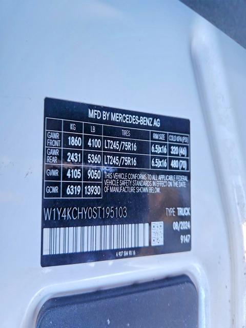 2025 Mercedes-Benz 2025 MERCEDES-BENZ Sprinter 2500 Delivery Van
