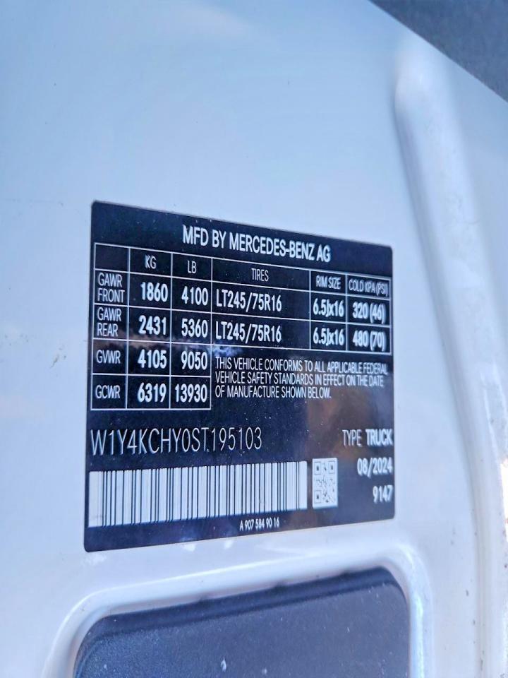 2025 Mercedes-Benz 2025 MERCEDES-BENZ Sprinter 2500 Delivery Van
