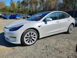 Salvage cars for sale from Copart Waldorf, MD: 2022 Tesla Model 3