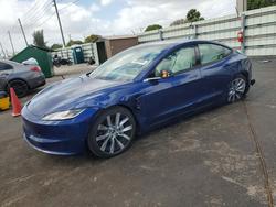 Tesla Model 3 salvage cars for sale: 2025 Tesla Model 3