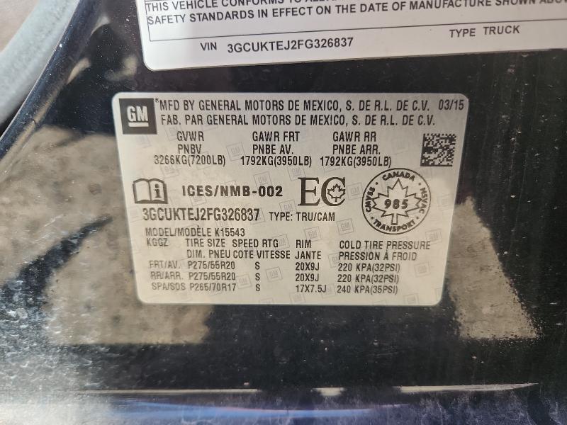 2015 Chevrolet Silverado K1500 High Country