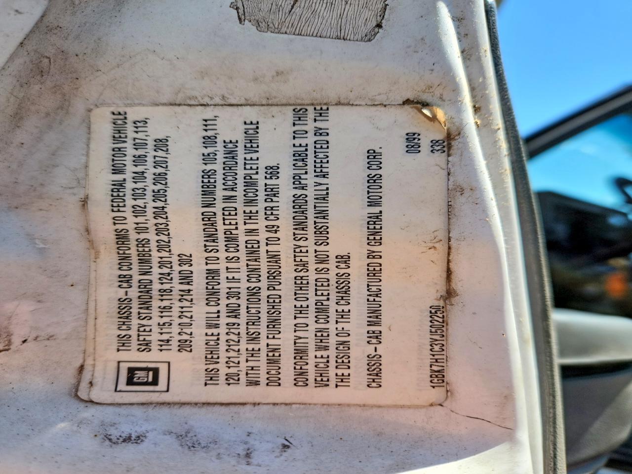 2000 Chevrolet C-SERIES C7H042