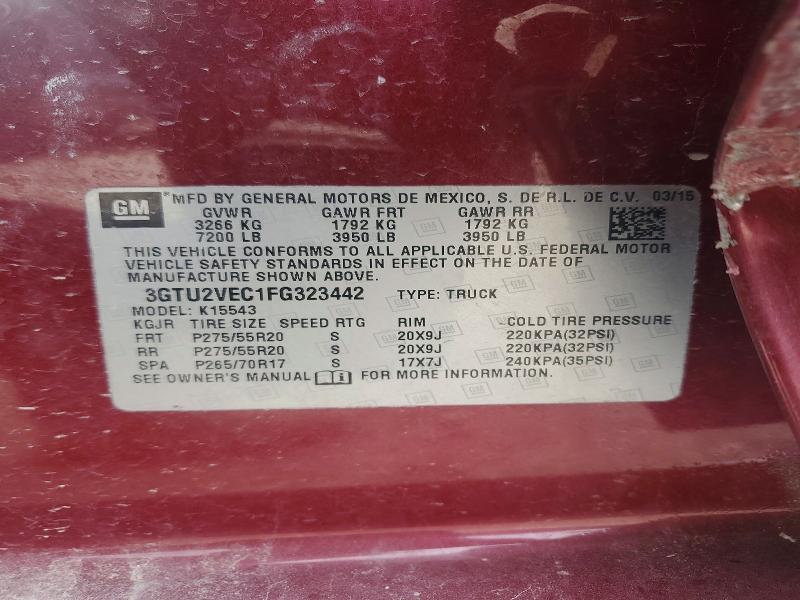 2015 GMC Sierra K1500 SLT