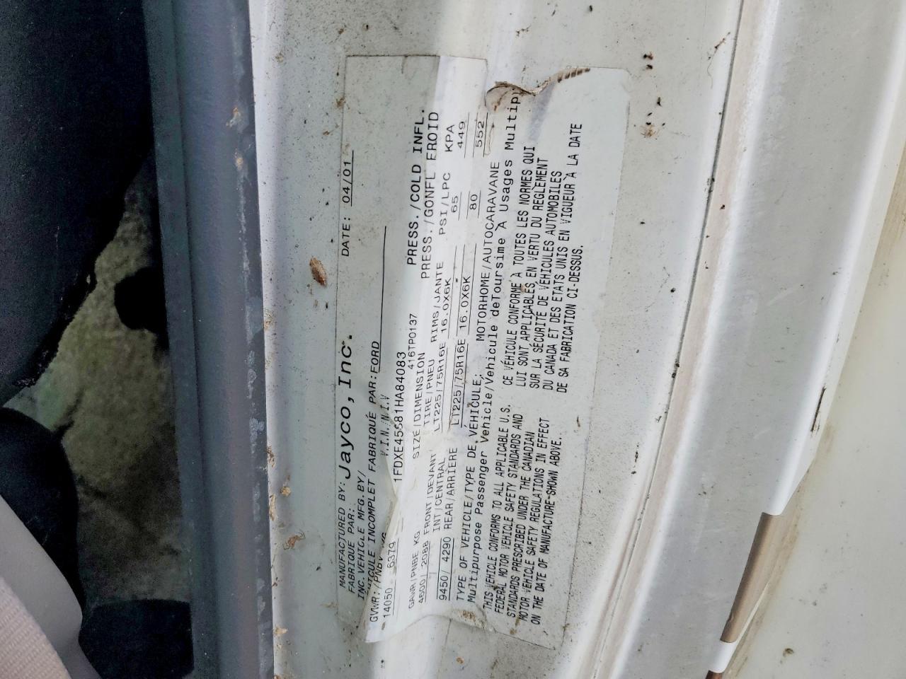 2001 Jayco Jayco