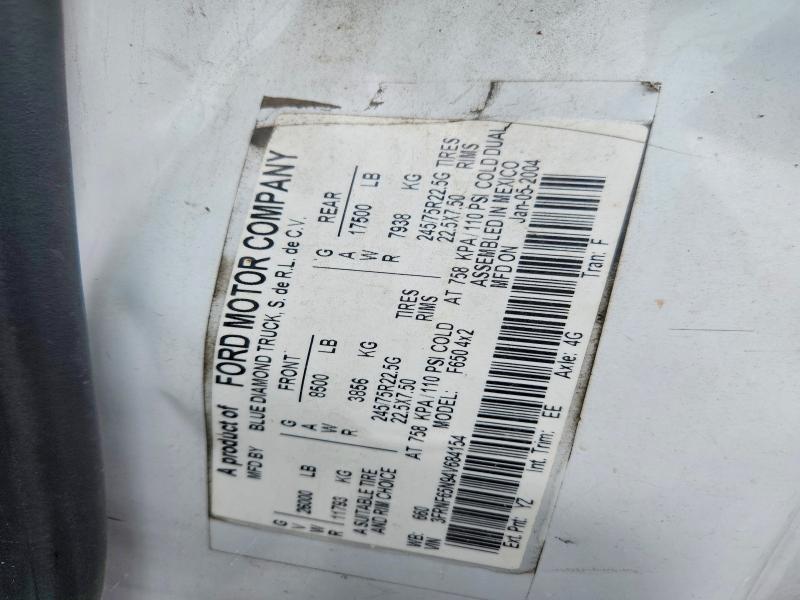 2004 Ford F650 Super Duty Flatbed Truck With Attenuator
