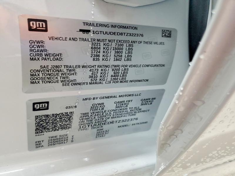 2026 GMC Sierra K1500 SLT