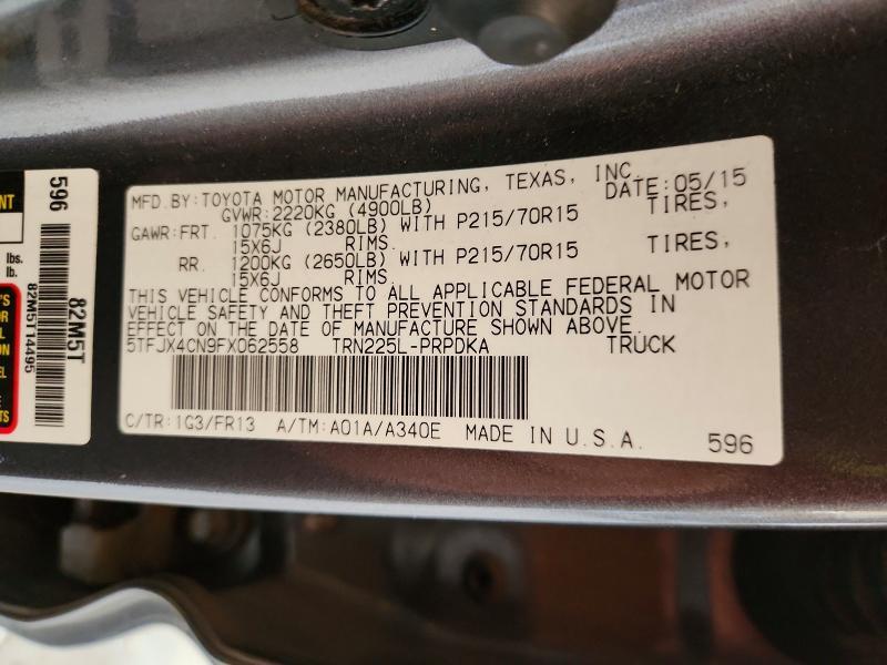 2015 Toyota Tacoma Base