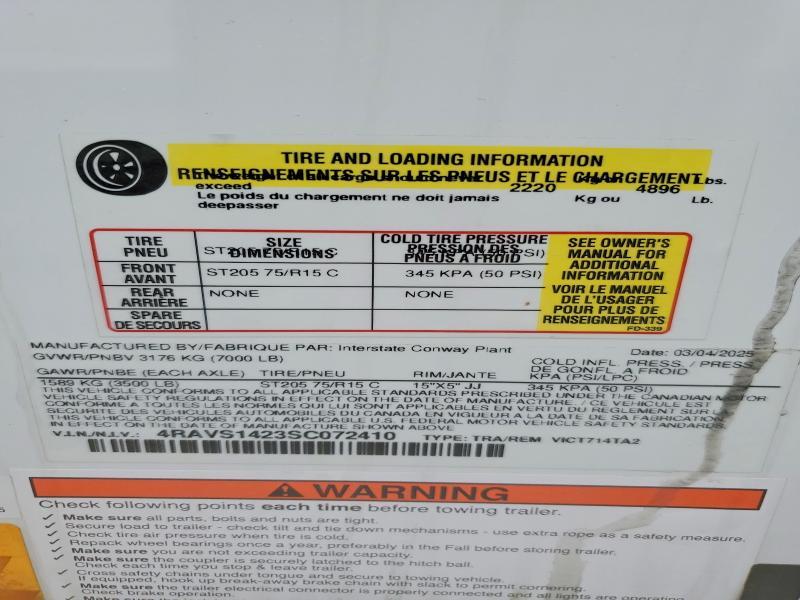 2025 Utility Enclosed Cargo Trailer