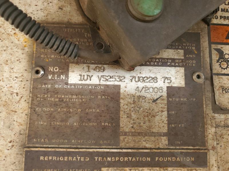 2007 Utility 2007 Util Refrigerated-Refrigerated Van Trailer