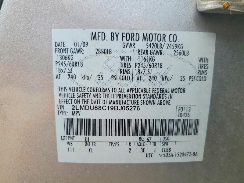 2009 Lincoln Townhouse MKX