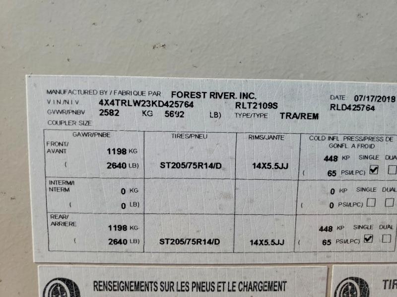 2019 Rockwood By Forest R 2019 Forest River Mini Lite Camper
