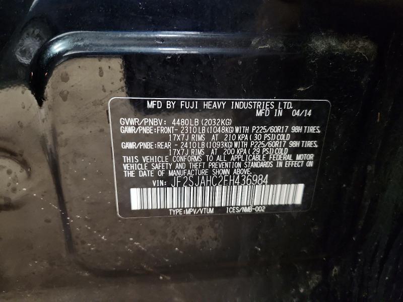 2015 Subaru Forester 2.5i Limited