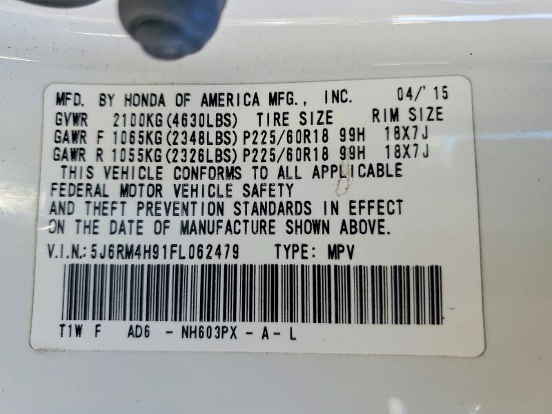 2015 Honda Cr-v Touring