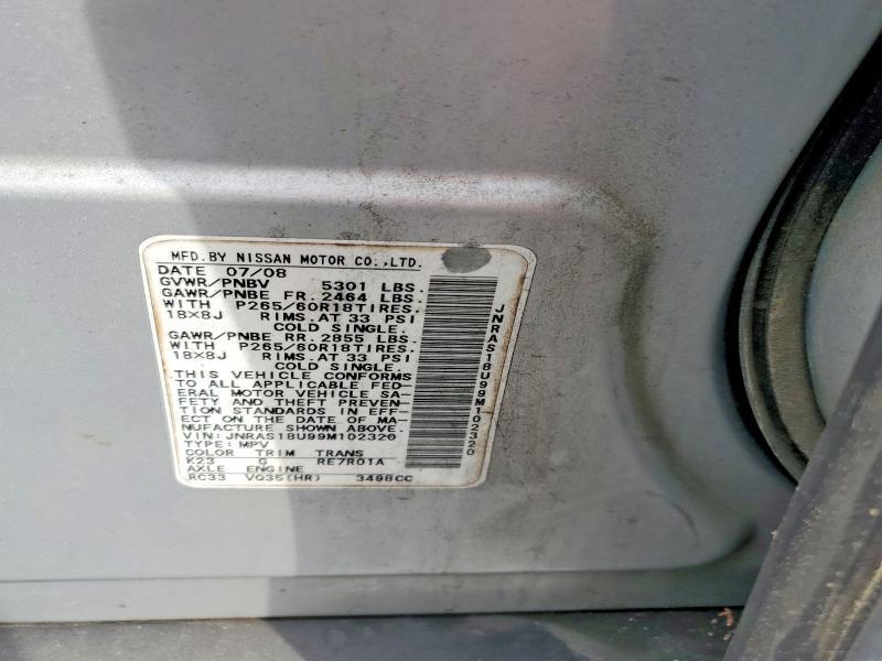 2009 Infiniti Fx35 Base