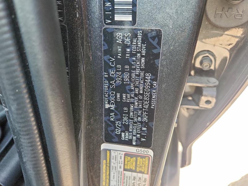 2025 KIA K4 lxs