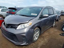 Toyota Sienna le salvage cars for sale: 2018 Toyota Sienna le