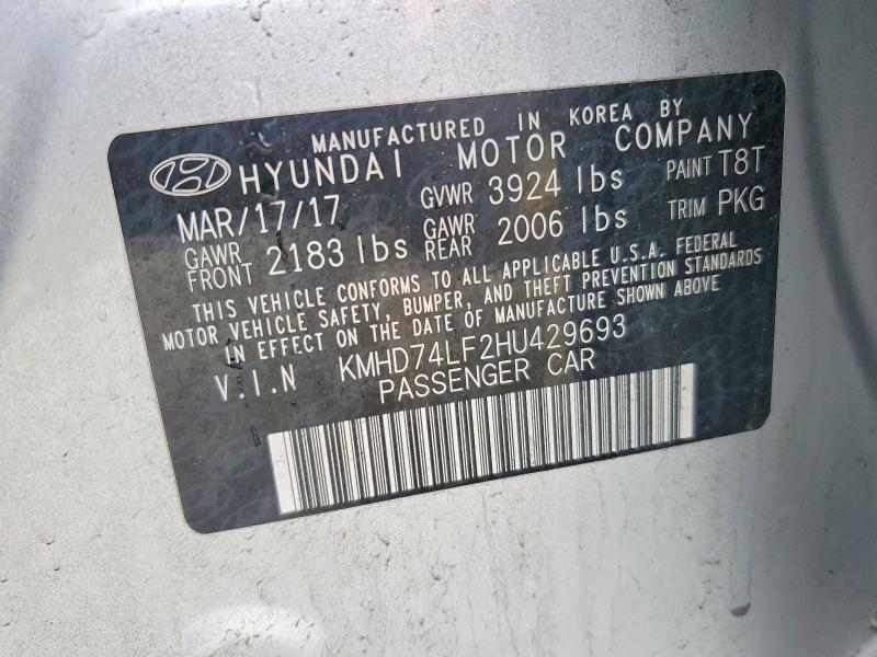 2017 Hyundai Elantra se