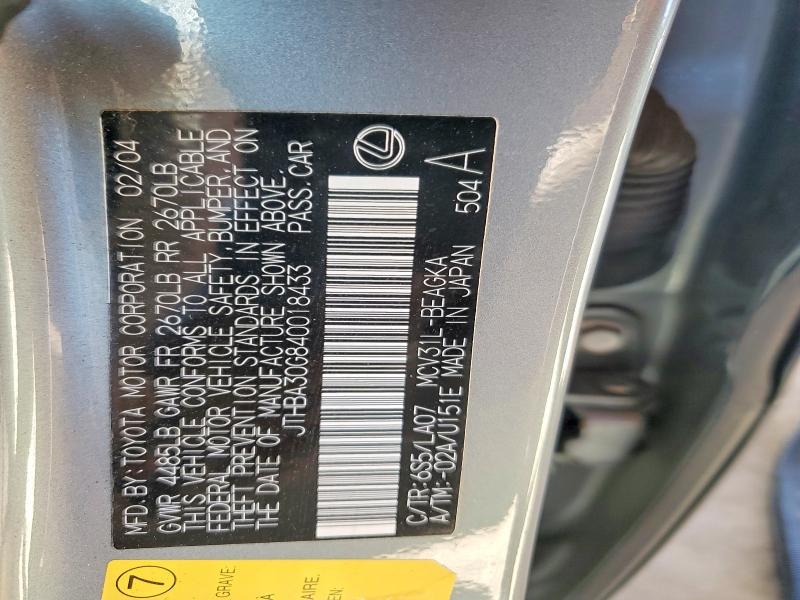 2004 Lexus Es 330
