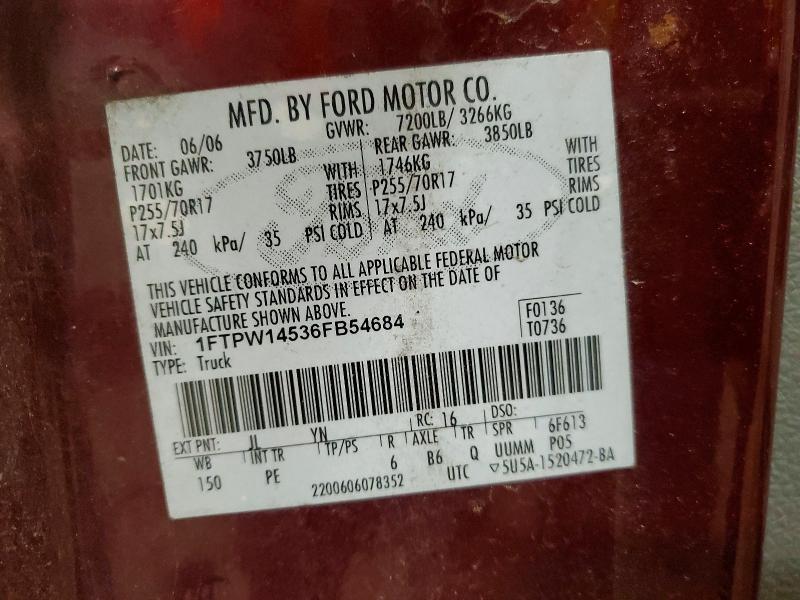 2006 Ford F150 Supercrew