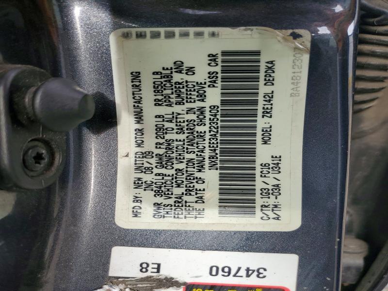 2010 Toyota Corolla le