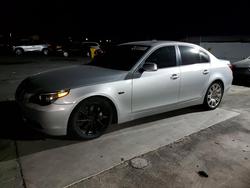 BMW salvage cars for sale: 2004 BMW 545 i