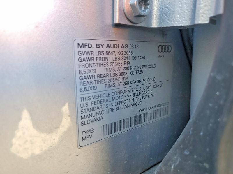 2019 Audi Q7 Premium Plus