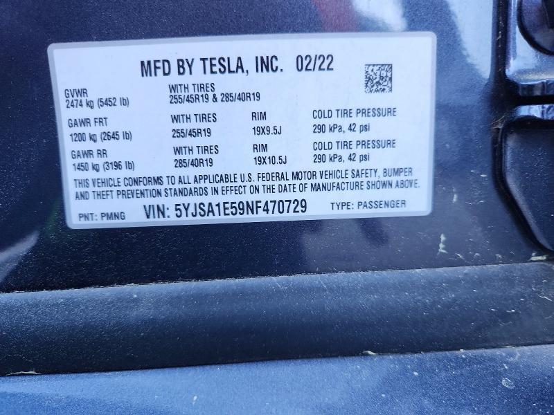 2022 Tesla Model s