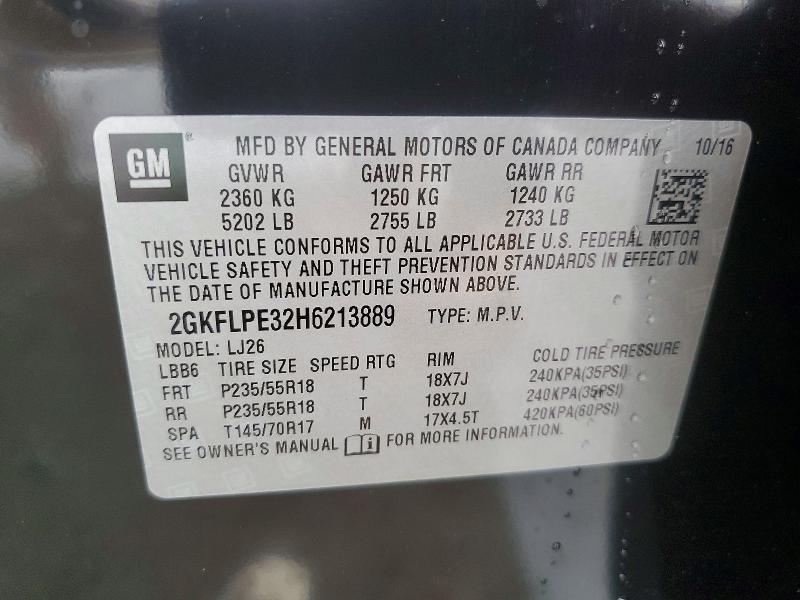2017 GMC Terrain slt