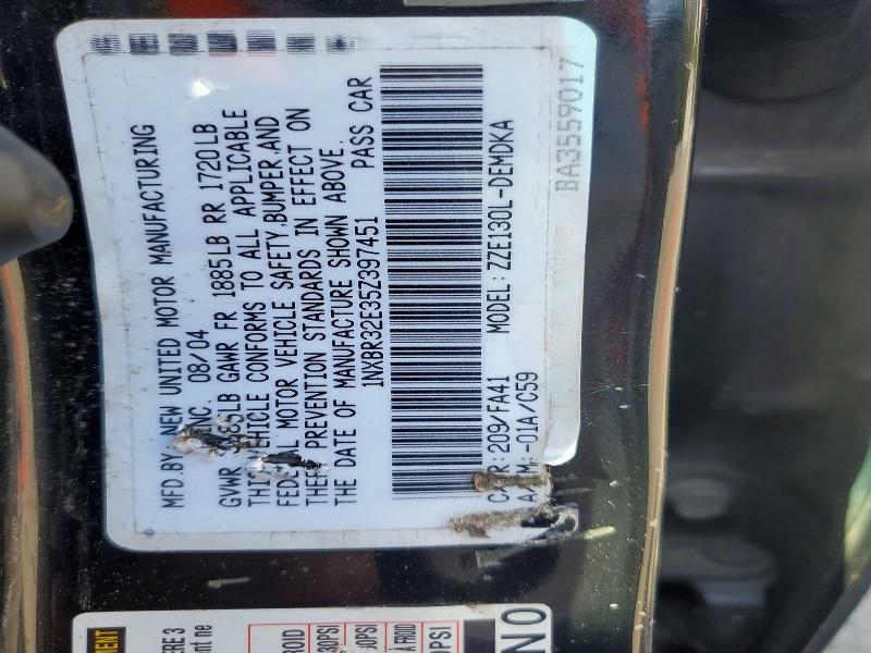 2005 Toyota Corolla ce