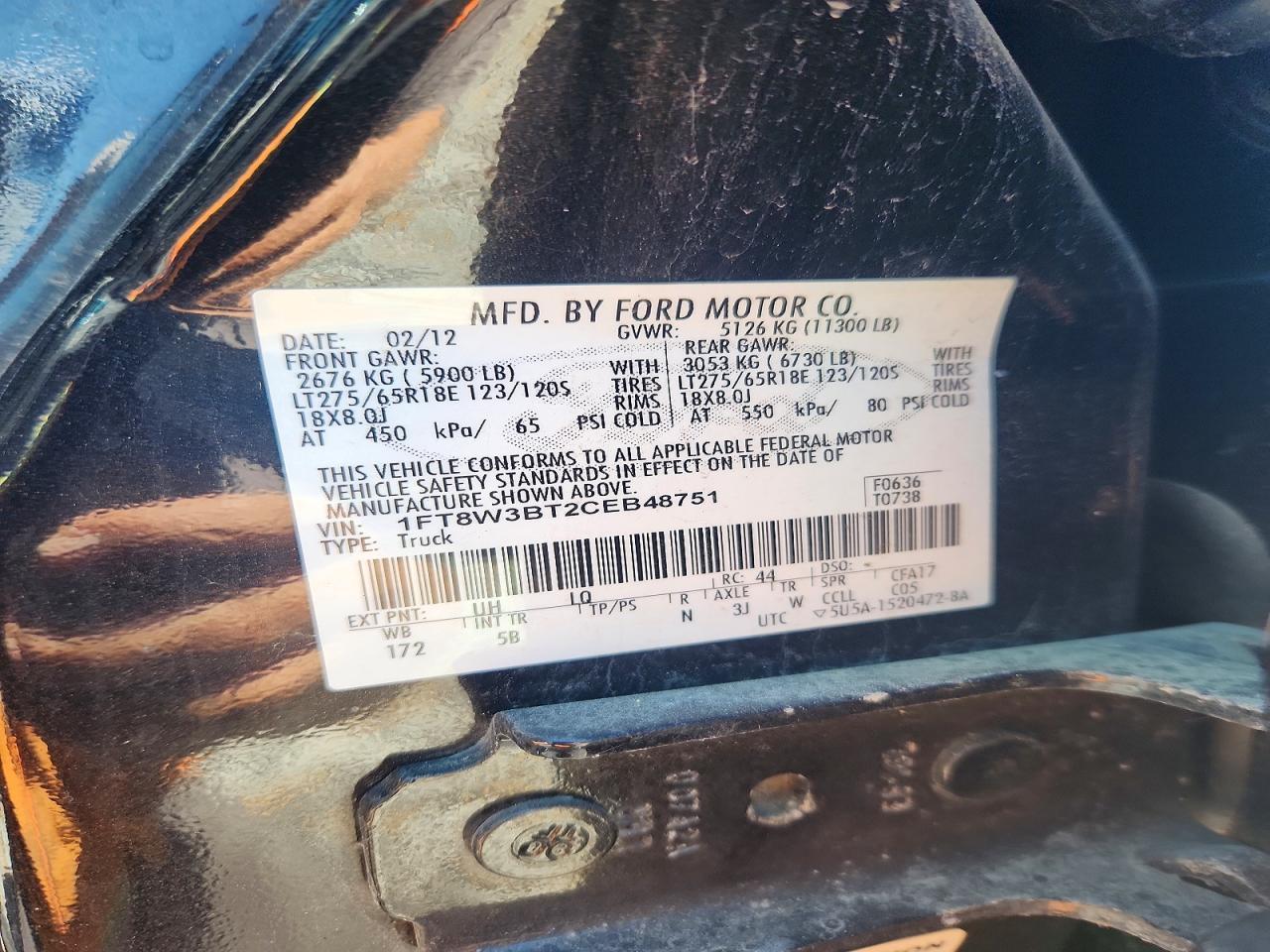 2012 Ford F350 Super Duty