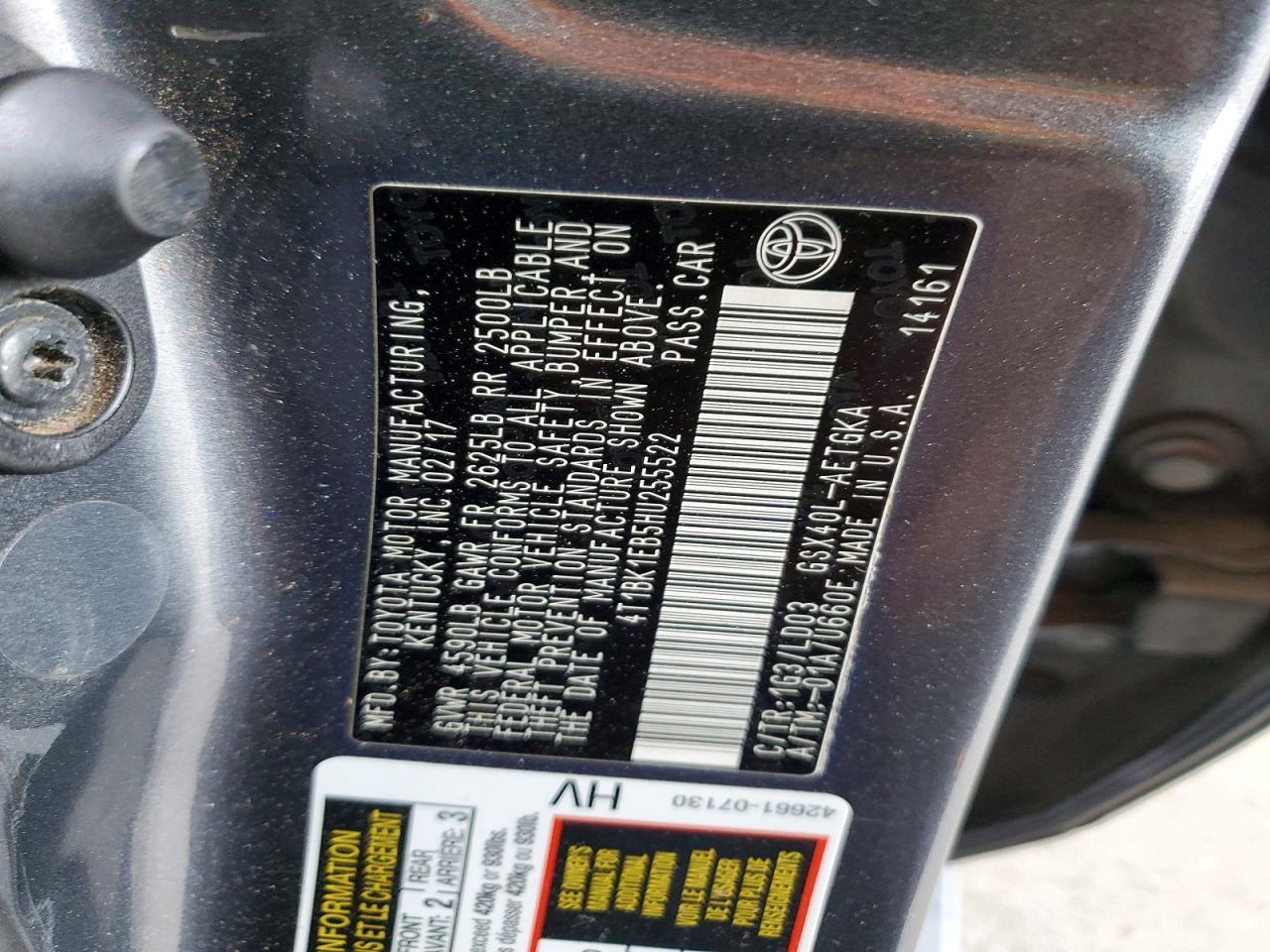 2017 Toyota Avalon xle